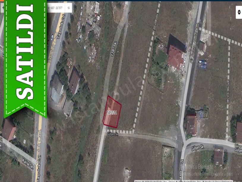 Arnavutköy Taşolukta Satılık Arsa , 341 M2 Müstakil Konut İmarlı