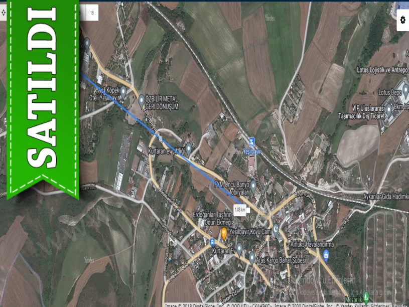 Arnavutköy Yeşilbayırda Satılık Arsa , 603 m2 Hisseli 