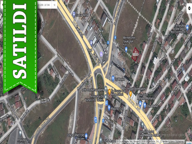 Arnavutköy Yavuz Selim Mah Satılık Arsa , 282 m2 Müstakil İmarlı