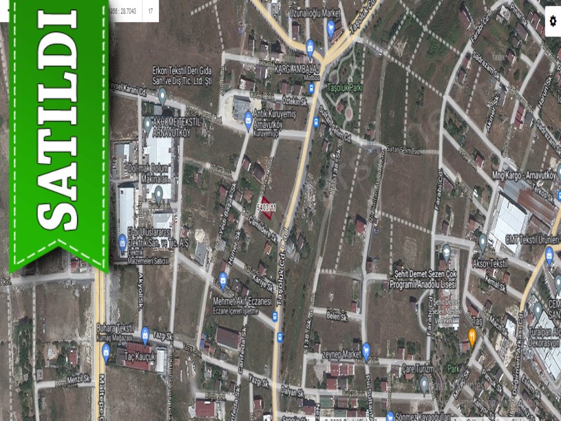Arnavutköy Taşolukta Satılık Arsa , 360 M2 Müstakil İmarlı