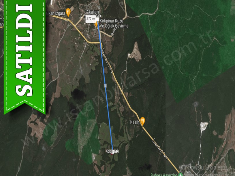 Çatalca Akalanda Satılık Arsa , 235 m2 Hisseli 