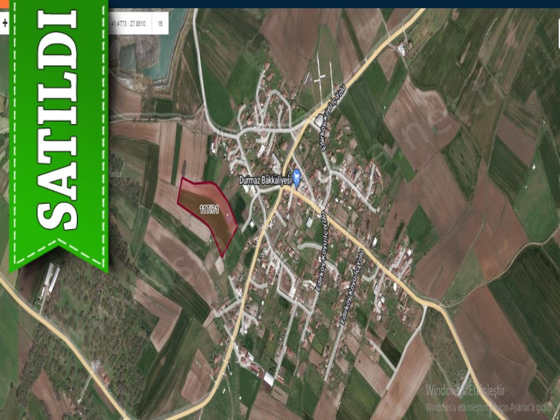 Tekirdağ Saray Edirköyde Satılık Arsa , 217  m2 Köyiçi Hisseli