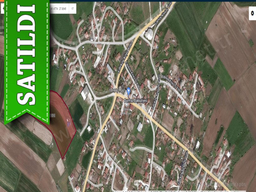 Tekirdağ Saray Edirköyde Satılık Arsa , 217  m2 Köyiçi Hisseli