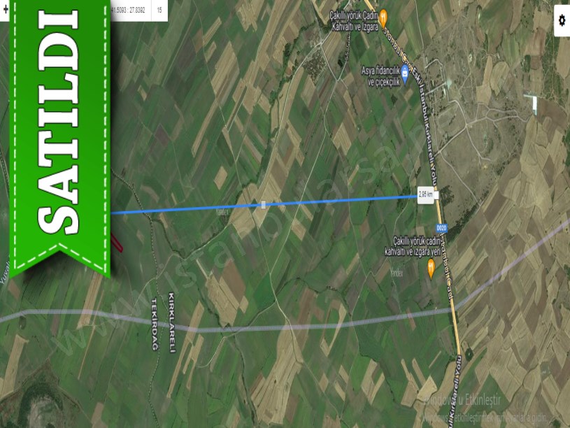 Tekirdağ Saray Edirköyde Satılık Arsa , 175 m2 Hisseli