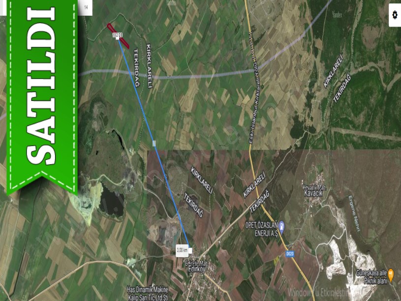 Tekirdağ Saray Edirköyde Satılık Arsa , 175 m2 Hisseli
