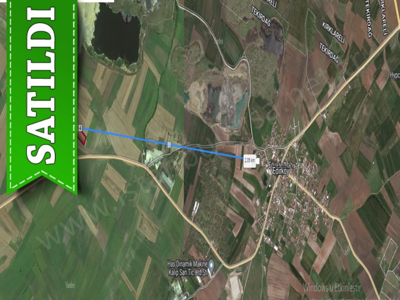 Tekirdağ Saray Edirköyde Satılık Arsa , 136 m2 Hisseli 