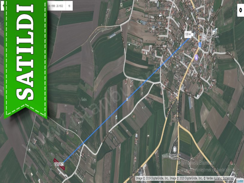Silivri Seymende Satılık Tarla , 1,535 M2 Müstakil Parsel 