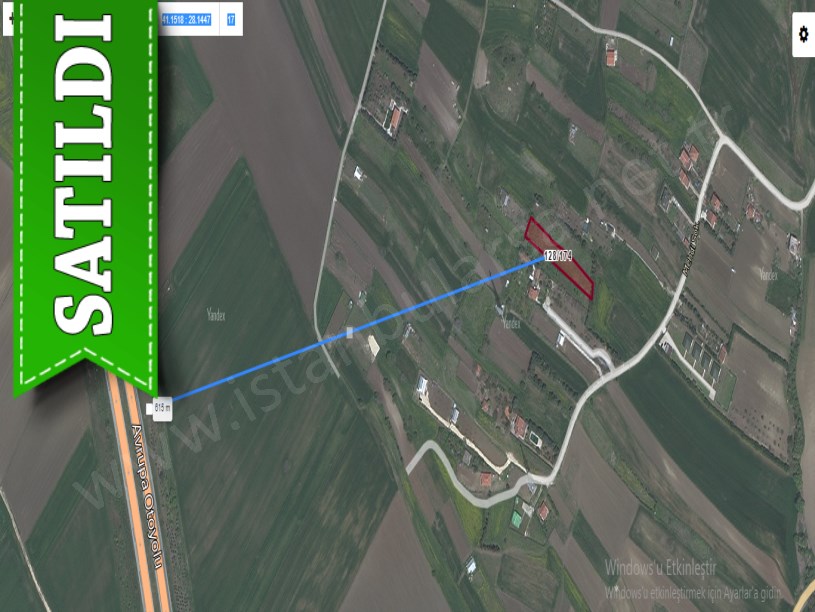 Silivri Seymende Satılık Tarla , 1,638 M2 Müstakil Parsel 