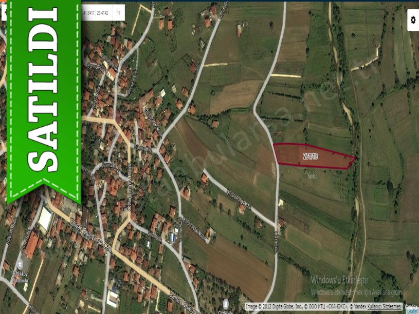 Çatalca Çiftlikköyde Satılık Arsa , 252 M2 Köyiçi Asfalt Yola Cephe 