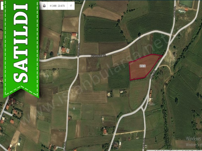 Çatalca Çiftlikköyde Satılık Arsa , 653 m2 Çevrili Köy İçi