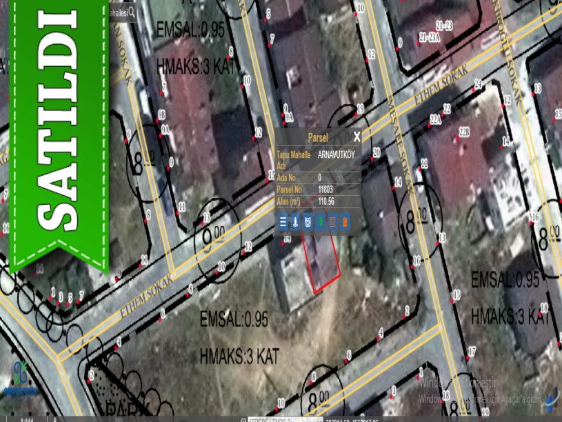 Arnavutköy Merkezde Satılık Arsa , 110 M2 Konut İmarlı Müstakil 