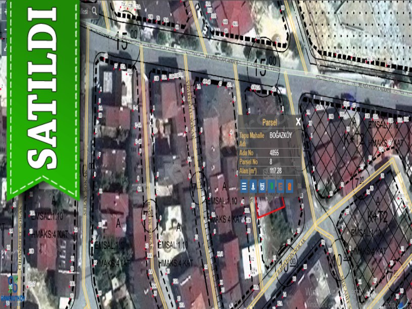 Arnavutköy Boğazköyde Satılık Arsa , 117 M2 Konut İmarlı 