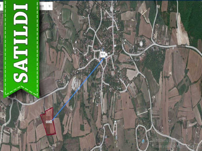 Arnavutköy Balabanda Satılık Arsa , 1,939 m2 Hisseli Caddeye Yakın