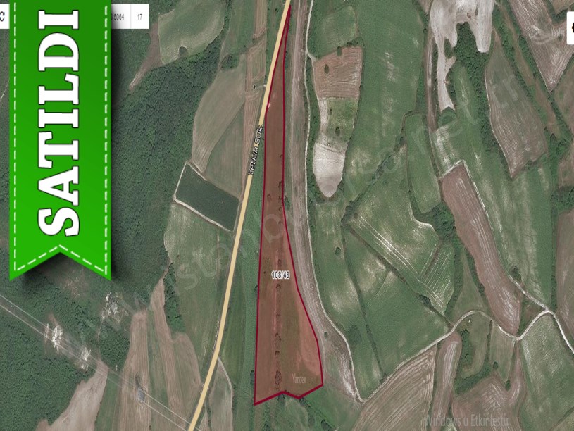 Çatalca Yazlıkköyde Satılık Tarla , 23,800 M2 Yola Cephe Çiftliğe Uygun 