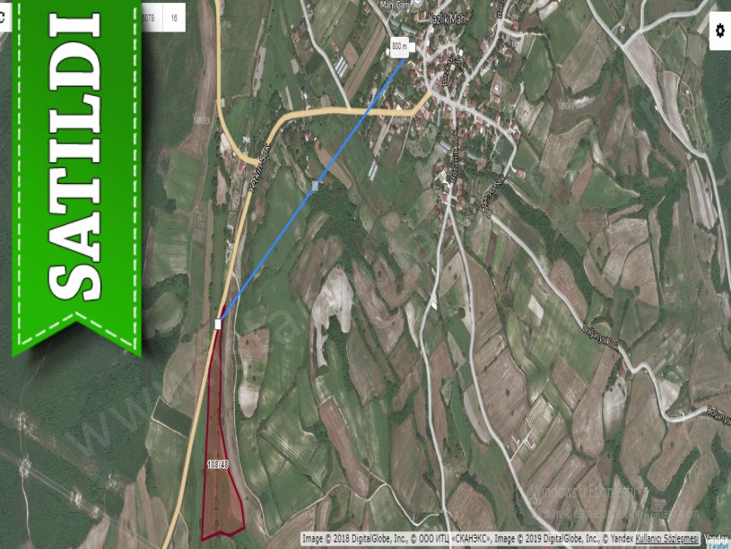 Çatalca Yazlıkköyde Satılık Tarla , 23,800 M2 Yola Cephe Çiftliğe Uygun 