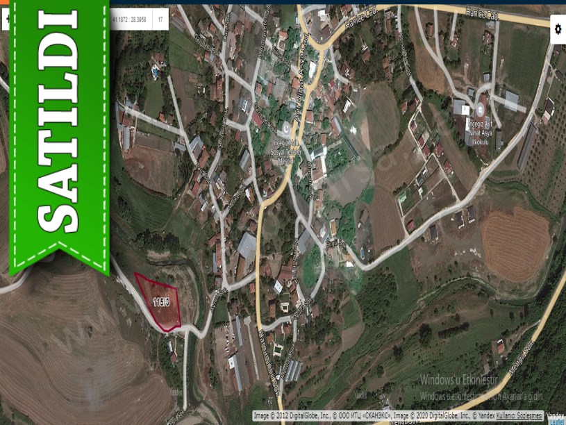 Çatalca İnceğizde Satılık Tarla , 3,580 m2 Müstakil Şehir Merkezinde