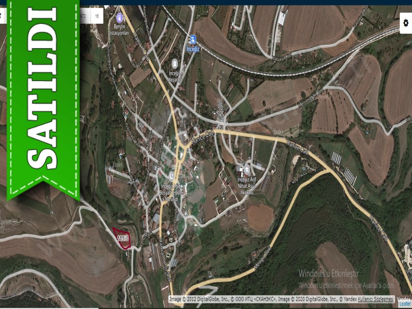 Çatalca İnceğizde Satılık Tarla , 3,580 m2 Müstakil Şehir Merkezinde