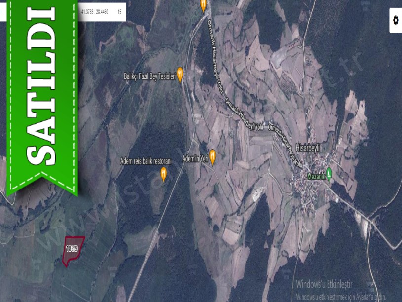 Çatalca Çiftlikköyde Satılık Arsa , 432 M2 Hisseli Çaplı