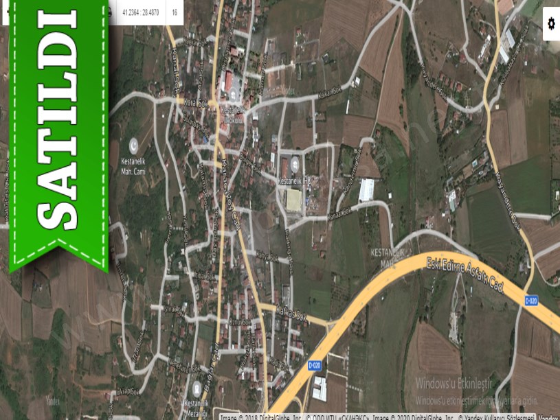 Çatalca Kestanelikte Satılık Arsa , 187 m2 Çevrili Hisseli 