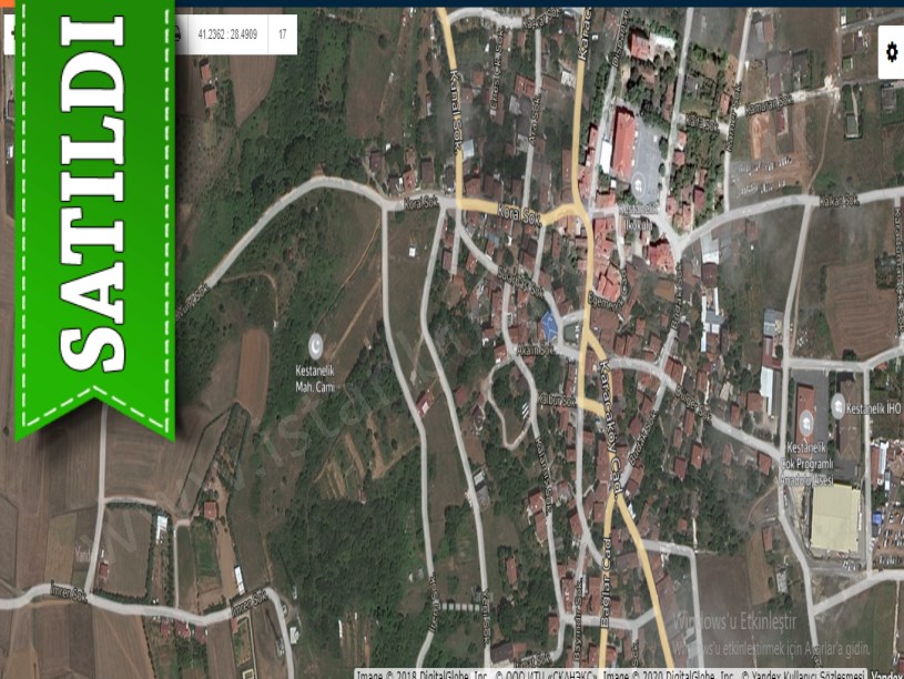 Çatalca Kestanelikte Satılık Arsa , 187 m2 Çevrili Hisseli 