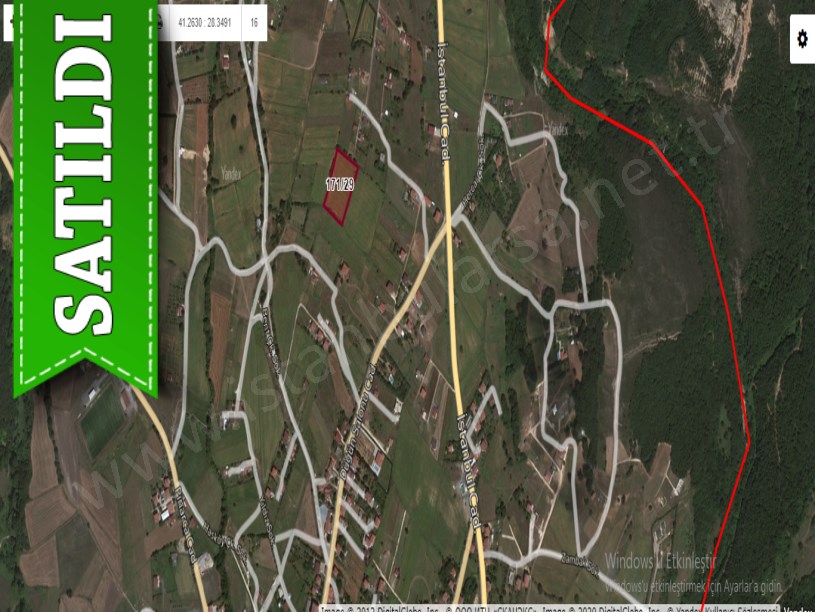 Çatalca İhsaniyede Satılık Arsa , 183 m2 Çaplı Köy içi 