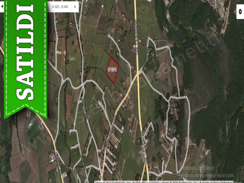 Çatalca İhsaniyede Satılık Arsa , 283 m2 Evlerin Yakını 