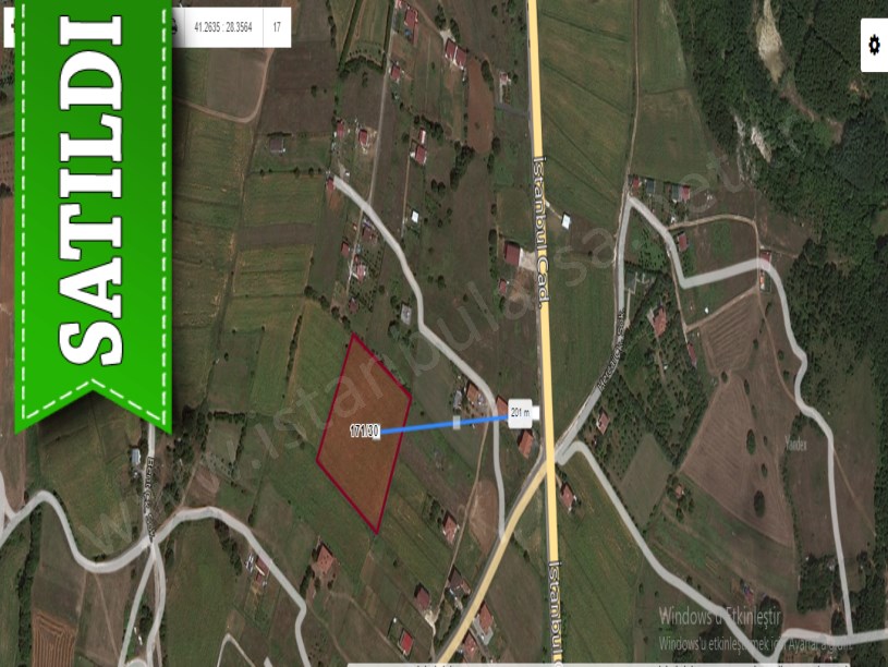 Çatalca İhsaniyede Satılık Arsa , 283 m2 Evlerin Yakını 
