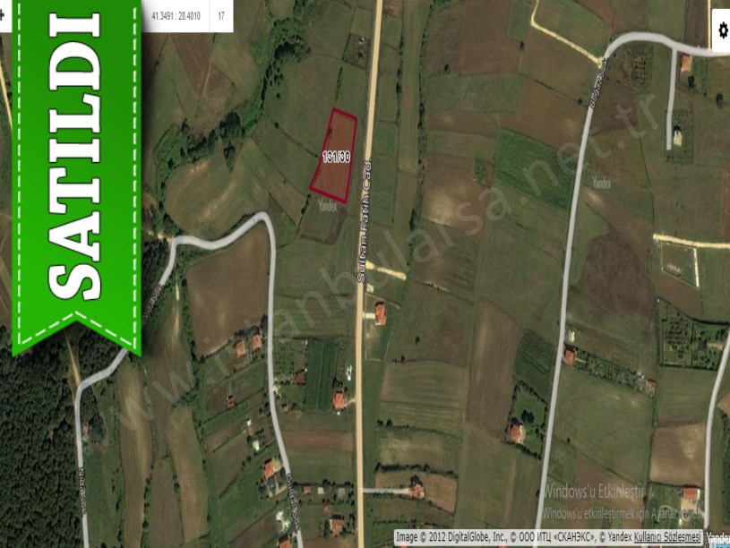 Çatalca Çiftlikköyde Satılık Arsa , 300 m2 Hisseli Çaplı