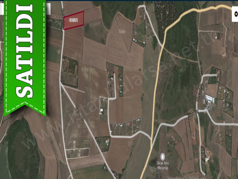 Çatalca Oklalıda Satılık Arsa , 1,303 M2 Çaplı Çevrili 