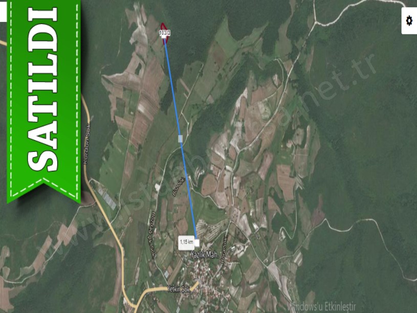 Çatalca Yazlıkköy,de Satılık  Arsa , 3,209 m2 Müstakil Tarla 