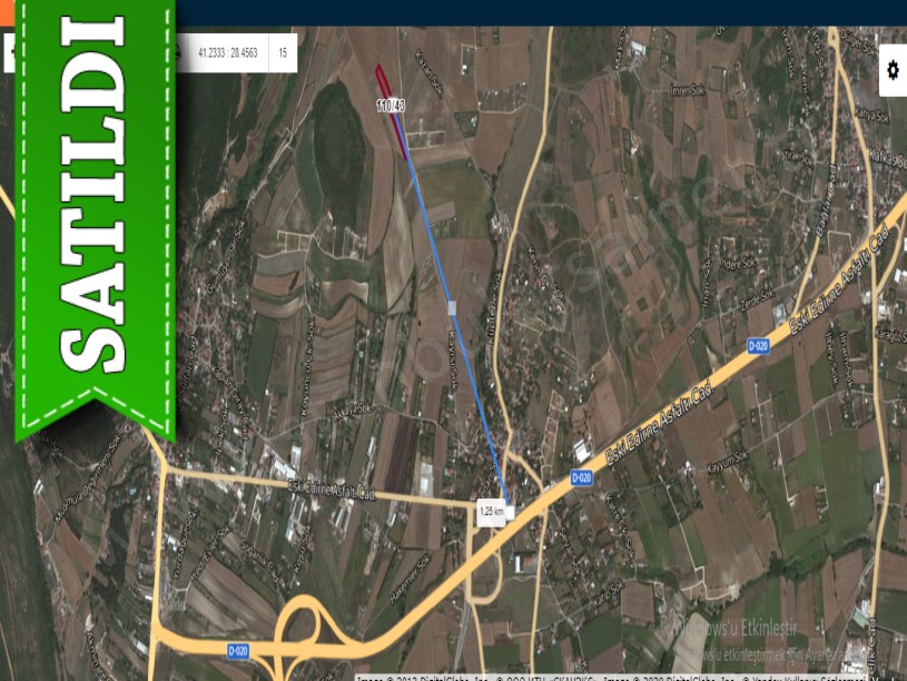 Çatalca Subaşıda Satılık Arsa , 1044m2 Resmi Yolu Var