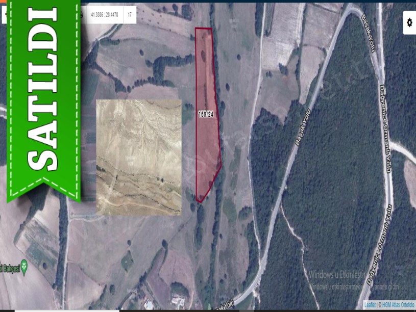 Çatalca Başakköyde Satılık Arsa , 1,942 m2 Çaplı Köye Yakın 