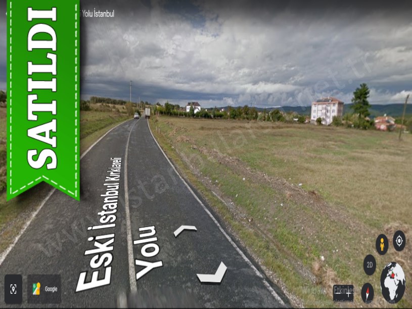 Çatalca Aydınlarda Satılık Arsa ,1,120 m2 Cadde Cephe Çevrili