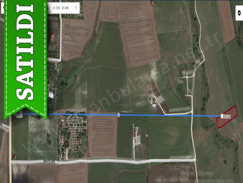 Çatalca Kestanelikte Satılık Arsa , 300 m2 Hisseli