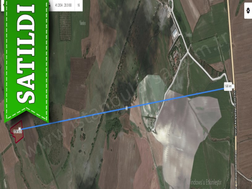 Çatalca Örcünlüde Satılık Arsa , 425 m2 Hisseli 