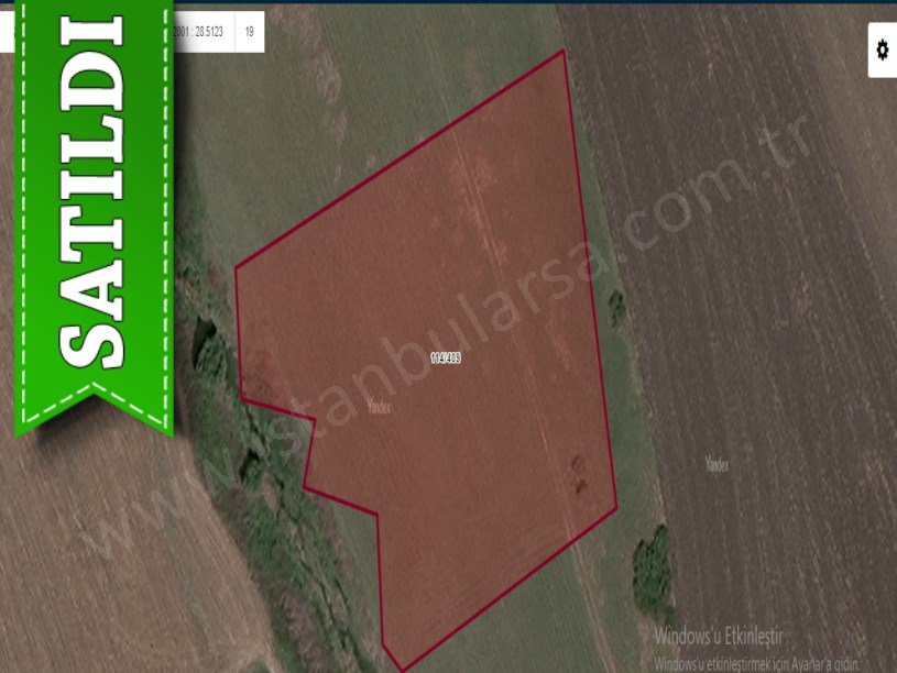 Çatalca Örcünlüde Satılık Arsa , 425 m2 Hisseli 
