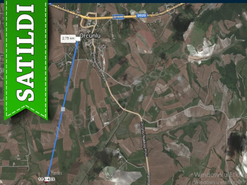 Çatalca Örcünlüde Satılık Arsa , 425 m2 Hisseli 