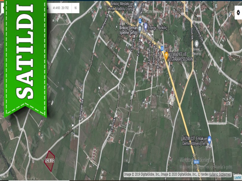  Çatalca Binkılıç,ta Satılık Arsa , 688 m2 Evlerin Yakını