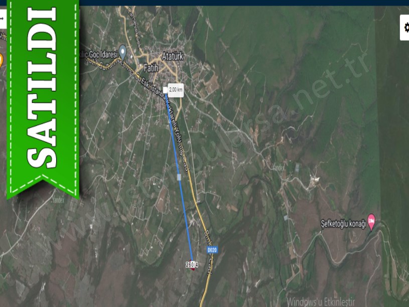 Çatalca Binkılıçta Satılık Arsa , 710 M2 Hisseli Asfalt Yola Yakın