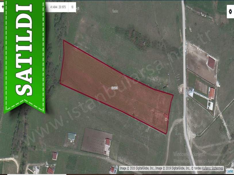 Çatalca Fatihte Satılık Arsa , 555 M2 Hisseli Evlerin Yakını