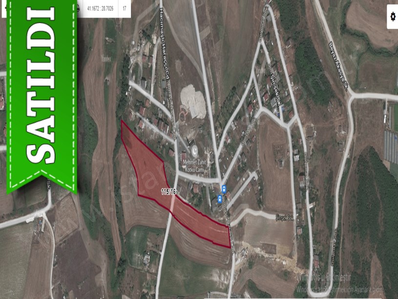 Arnavutköy Hacımaşlıda Satılık Arsa , 250 M2 Hisseli Caddeye Yakın