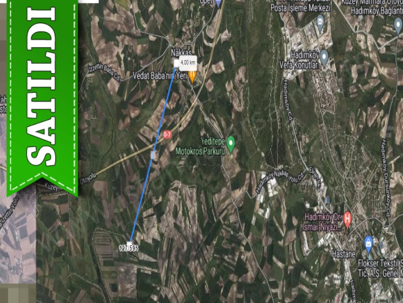 Çatalca Nakkaşta Satılık Arsa , 173 M2 Hisseli Yolu var