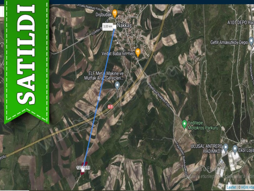 Çatalca Nakkaşta Satılık  Arsa , 790 M2 Hisseli Yolu Mevcut