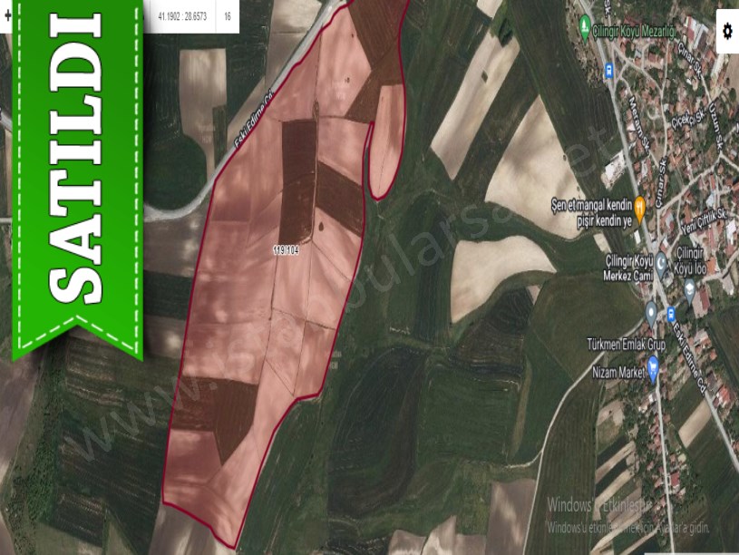 Arnavutköy Çilingirde Satılık Arsa , 840 M2 Ana Asfalta Cephe