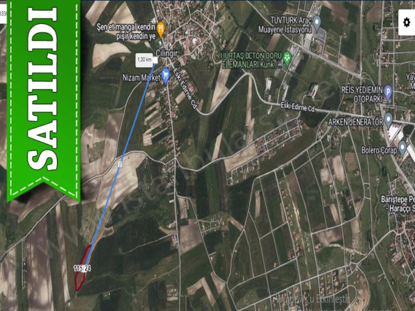 Arnavutköy Çilingirde Satılık Arsa , 2906 m2 Hisseli