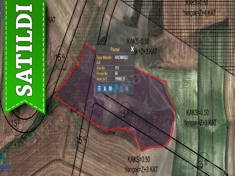 Arnavutköy Hacımaşlıda Satılık Arsa , 382 M2 Çaplı Çevrili
