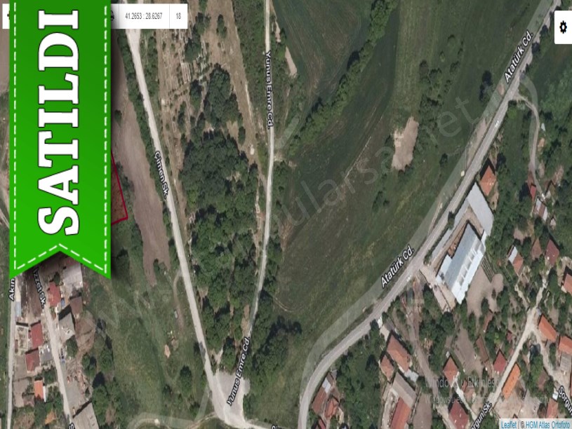 Arnavutköy Boyalıkta Satılık Arsa , 500 m2 İmarlı Merkezde