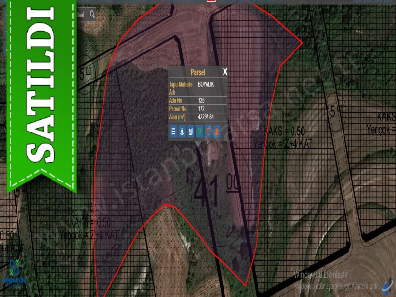 Arnavutköy Boyalıkta Satılık Arsa ,  302 M2 Hisseli 