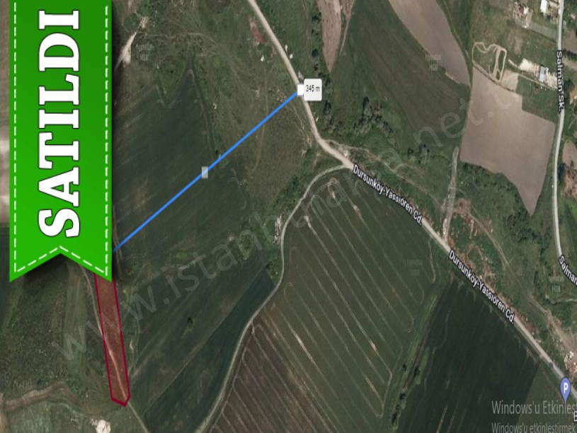 Arnavutköy Dursunköyde Satılık Arsa , 1,067 M2 Hisseli