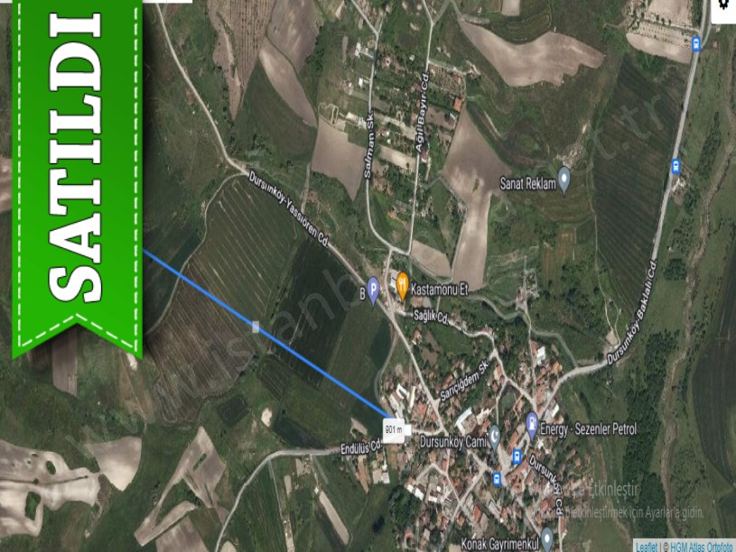 Arnavutköy Dursunköyde Satılık Arsa , 1,067 M2 Hisseli